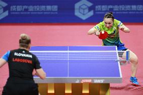 (SP)CHINA-CHENGDU-TABLE TENNIS-ITTF WORLD TEAM CHAMPIONSHIPS FINALS-WOMEN'S TEAMS-GROUP 2-JPN VS SVK(CN)