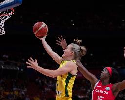 (SP)AUSTRALIA-SYDNEY-BASKETBALL-WOMEN'S WORLD CUP-AUS VS CAN