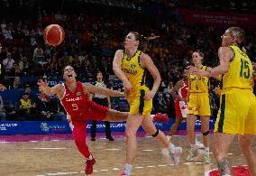 (SP)AUSTRALIA-SYDNEY-BASKETBALL-WOMEN'S WORLD CUP-AUS VS CAN