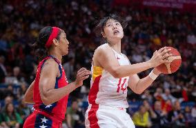 (SP)AUSTRALIA-SYDNEY-BASKETBALL-WOMEN'S WORLD CUP-CHN VS USA