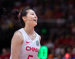 (SP)AUSTRALIA-SYDNEY-BASKETBALL-WOMEN'S WORLD CUP-CHN VS USA
