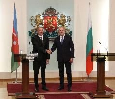 BULGARIA-SOFIA-AZERBAIJAN-PRESIDENTS-TALKS