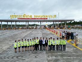 CAMBODIA-PHNOM PENH-CHINESE INVESTED EXPRESSWAY-TRIAL USE