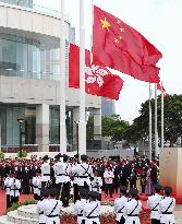 CHINA-HONG KONG-FLAG-RAISING CEREMONY (CN)