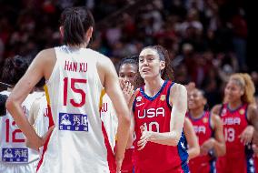 (SP)AUSTRALIA-SYDNEY-BASKETBALL-WOMEN'S WORLD CUP-CHN VS USA