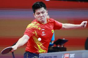 (SP)CHINA-CHENGDU-TABLE TENNIS-ITTF WORLD TEAM CHAMPIONSHIPS FINALS-MEN'S TEAMS-CHN VS PUR(CN)