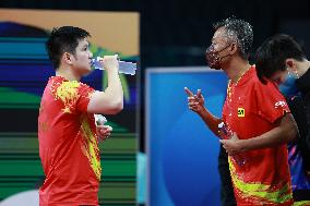 (SP)CHINA-CHENGDU-TABLE TENNIS-ITTF WORLD TEAM CHAMPIONSHIPS FINALS-MEN'S TEAMS-CHN VS PUR(CN)