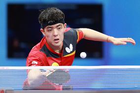 (SP)CHINA-CHENGDU-TABLE TENNIS-ITTF WORLD TEAM CHAMPIONSHIPS FINALS-MEN'S TEAMS-GER VS IND (CN)