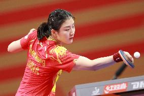 (SP)CHINA-CHENGDU-TABLE TENNIS-ITTF WORLD TEAM CHAMPIONSHIPS FINALS-WOMEN'S TEAMS-CHN VS PUR (CN)