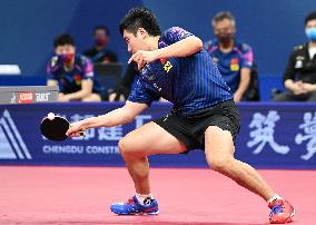 (SP)CHINA-CHENGDU-TABLE TENNIS-ITTF WORLD TEAM CHAMPIONSHIPS FINALS-MEN'S TEAMS-CHN VS USA (CN)