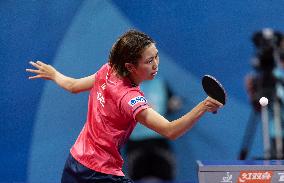 (SP)CHINA-CHENGDU-TABLE TENNIS-ITTF WORLD TEAM CHAMPIONSHIPS FINALS-WOMEN'S TEAMS-JPN VS POL (CN)