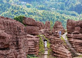 CHINA-CHONGQING-RED STONE FOREST GEOPARK (CN)