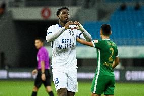 (SP)CHINA-HUZHOU-FOOTBALL-CSL-ZHEJIANG FC VS WUHAN THREE TOWNS(CN)