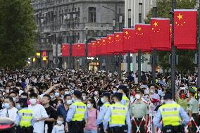 Scene from Shanghai on National Day