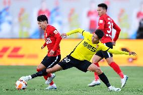 (SP)CHINA-CHANGCHUN-FOOTBALL-CSL-CHANGCHUN YATAI VS GUANGZHOU (CN)