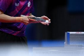 (SP)CHINA-CHENGDU-TABLE TENNIS-ITTF WORLD TEAM CHAMPIONSHIPS FINALS-WOMEN'S TEAM-ROUND OF 16 (CN)