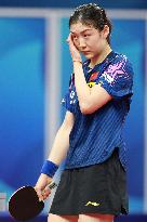 (SP)CHINA-CHENGDU-TABLE TENNIS-ITTF WORLD TEAM CHAMPIONSHIPS FINALS-WOMEN'S TEAM-ROUND OF 16 (CN)