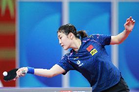 (SP)CHINA-CHENGDU-TABLE TENNIS-ITTF WORLD TEAM CHAMPIONSHIPS FINALS-WOMEN'S TEAM-ROUND OF 16 (CN)