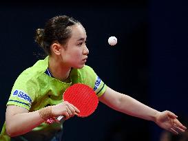 (SP)CHINA-CHENGDU-TABLE TENNIS-ITTF WORLD TEAM CHAMPIONSHIPS FINALS-WOMEN'S TEAM-ROUND OF 16 (CN)