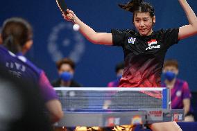 (SP)CHINA-CHENGDU-TABLE TENNIS-ITTF WORLD TEAM CHAMPIONSHIPS FINALS-WOMEN'S TEAMS-QUARTERFINALS (CN)