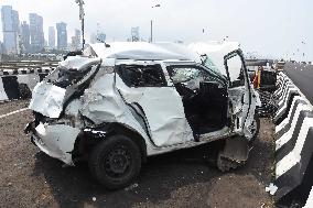 INDIA-MUMBAI-CAR ACCIDENT