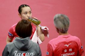 (SP)CHINA-CHENGDU-TABLE TENNIS-ITTF WORLD TEAM CHAMPIONSHIPS FINALS-WOMEN'S TEAM-QUARTERFINALS (CN)