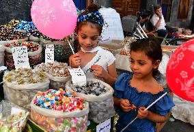 SYRIA-DAMASCUS-PROPHET-MUHAMMAD-BIRTHDAY-PREPARATIONS