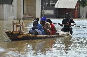 GHANA-ACCRA-DAM SPILLAGE-DISPLACEMENT