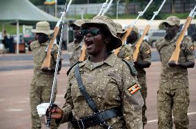 UGANDA-KAMPALA-INDEPENDENCE CELEBRATIONS-PARADE REHEARSAL