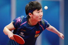 (SP)CHINA-CHENGDU-TABLE TENNIS-ITTF WORLD TEAM CHAMPIONSHIPS FINALS-WOMEN'S TEAM-SEMIFINALS-CHN VS TPE (CN)
