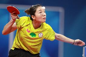 (SP)CHINA-CHENGDU-TABLE TENNIS-ITTF WORLD TEAM CHAMPIONSHIPS FINALS-WOMEN'S TEAM-SEMIFINALS-CHN VS TPE (CN)