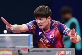 (SP)CHINA-CHENGDU-TABLE TENNIS-ITTF WORLD TEAM CHAMPIONSHIPS FINALS-MEN'S TEAM-QUARTERFINALS-JPN VS PRT (CN)