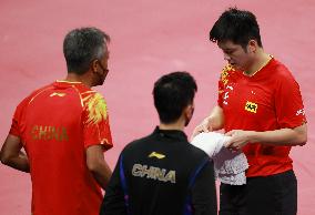 (SP)CHINA-CHENGDU-TABLE TENNIS-ITTF WORLD TEAM CHAMPIONSHIPS FINALS-MEN'S TEAMS-SEMIFINALS (CN)