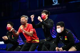 (SP)CHINA-CHENGDU-TABLE TENNIS-ITTF WORLD TEAM CHAMPIONSHIPS FINALS-MEN'S TEAMS-SEMIFINALS (CN)