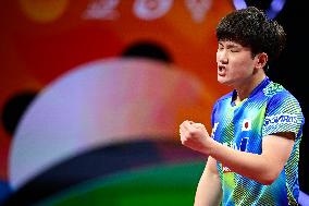 (SP)CHINA-CHENGDU-TABLE TENNIS-ITTF WORLD TEAM CHAMPIONSHIPS FINALS-MEN'S TEAMS-SEMIFINALS (CN)