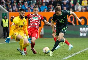 (SP)GERMANY-AUGSBURG-FOOTBALL-BUNDESLIGA-AUGSBURG VS WOLFSBURG