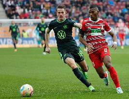 (SP)GERMANY-AUGSBURG-FOOTBALL-BUNDESLIGA-AUGSBURG VS WOLFSBURG