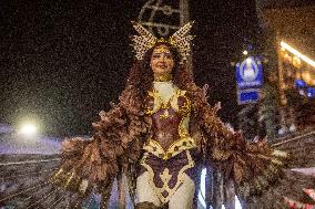 CYPRUS-AYIA NAPA-MEDIEVAL FESTIVAL-PARADE