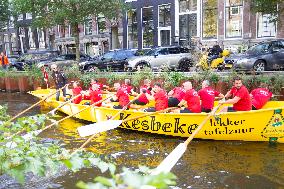 (SP)NETHERLANDS-AMSTERDAM-CANAL RACE