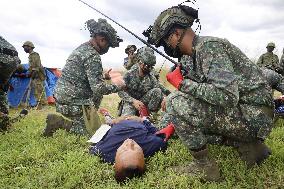 Japan GSDF takes part in Philippine-U.S. joint combat drill as observer