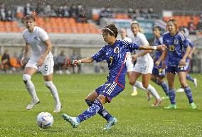 Football: Japan vs. New Zealand