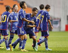 Football: Japan vs. New Zealand