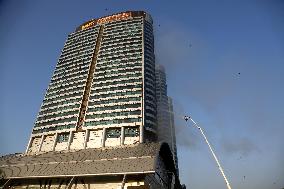 PAKISTAN-ISLAMABAD-BUILDING-FIRE