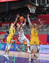 (SP)CHINA-HANGZHOU-BASKETBALL-CBA LEAGUE-ZHEJIANG LIONS VS LIAONING FLYING LEOPARDS (CN)