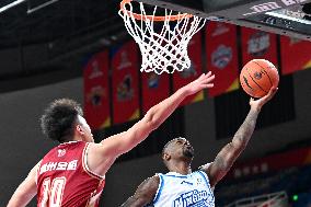 (SP)CHINA-HANGZHOU-BASKETBALL-CBA LEAGUE-NINGBO ROCKETS VS ZHEJIANG GOLDEN BULLS (CN)