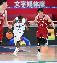 (SP)CHINA-HANGZHOU-BASKETBALL-CBA LEAGUE-NINGBO ROCKETS VS ZHEJIANG GOLDEN BULLS (CN)