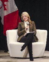Canadian foreign minister in Tokyo