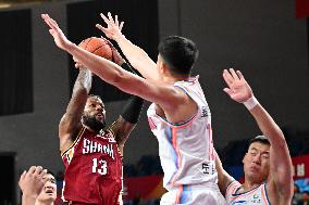 (SP)CHINA-HANGZHOU-BASKETBALL-CBA LEAGUE-SICHUAN VS SHANXI (CN)