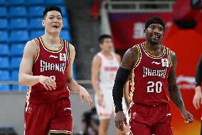 (SP)CHINA-HANGZHOU-BASKETBALL-CBA LEAGUE-SICHUAN VS SHANXI (CN)