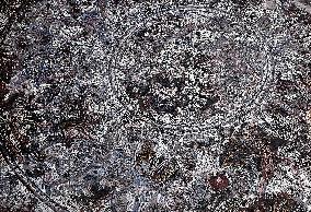 SYRIA-HOMS-AL-RASTAN-ROMAN MOSAIC PANEL-DISCOVERY